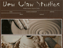 Tablet Screenshot of dewclawstudios.com